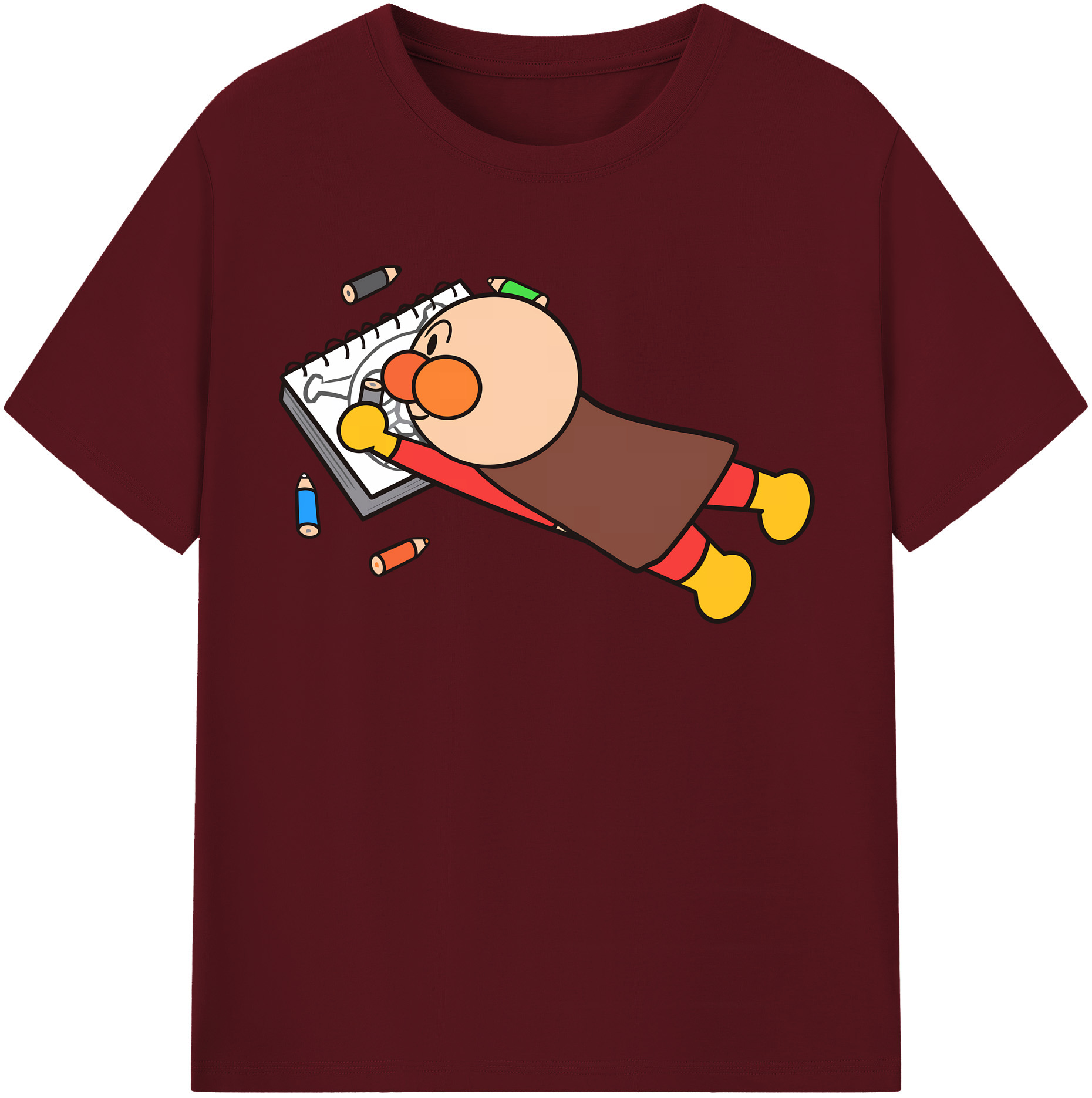 （画像用） アンパンマン Anpanman 綿100％半袖Tシャツ（フロントプリント）